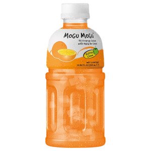 Mogu Mogu Long Life Orange Juice With Nata De Coco 320Ml
