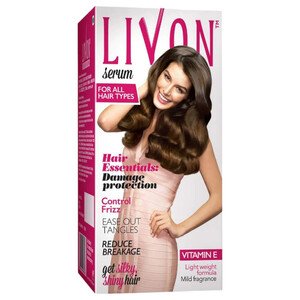 Livon Protection & Frizz Control Serum Mild Scent For All Hair Types 50Ml