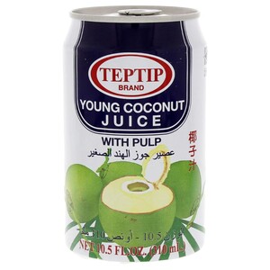 Teptip Young Coconut Juice With Pulp 310Ml