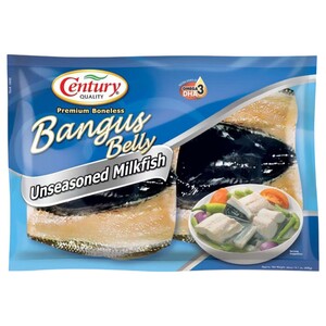 Century Bangus Belly Unseasoned Milkfish 400G