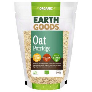 Earth Goods High Fiber Oat Porridge Organic 500G