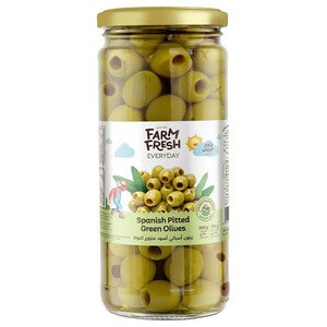 Farm Fresh Spanish Pitted Green Olives 170G