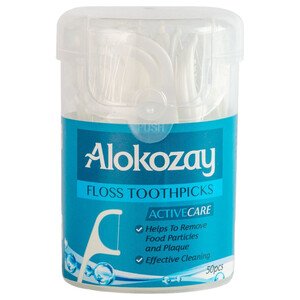 Alokozay Floss Toothpicks 50 Pieces