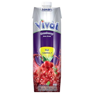 Safari Vival Juice Cranberry 1L