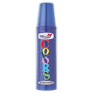 Dopla Disposables Color Line Cups 200Cc Blue 50 Pieces
