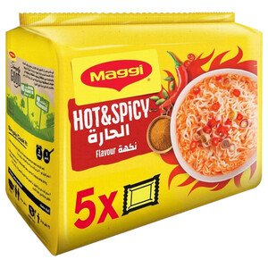 Maggi 2 Minute Noodles Hot & Spicy 78G X5