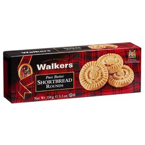 Walkers Rounds Butter Shortbread Biscuits 150G