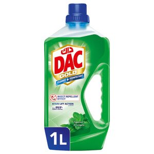 Dac Gold Liquid Disinfectant Cleaner Peppermint & Eucalyptus Scent 1L