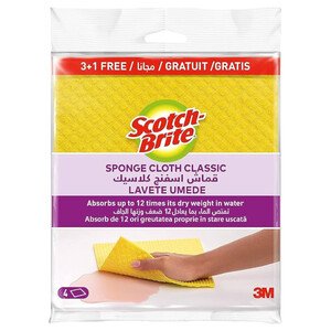 Scotch Brite Sponge Cloth Classic 4 Pieces