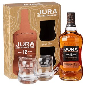 Isle Of Jura 12 Years + 2 Glass 70Cl