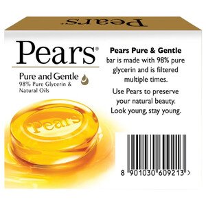 Pears Pure & Gentle Soap Bar With Glycerin & Natural Oils 125G