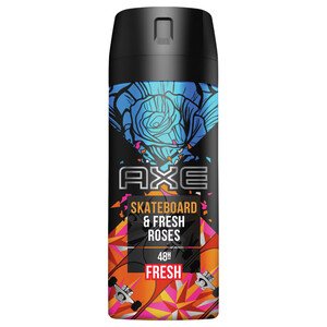 Axe Deodorant Body Spray Skateboard & Fresh Roses 150Ml