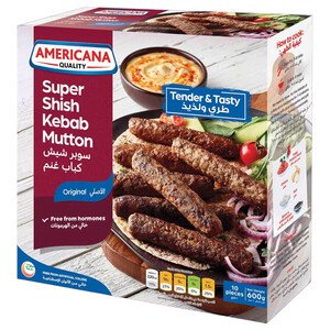 Americana Super Shish Kababs Mutton 10 Pieces 600G