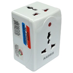 Kadris Universal Adaptor 13A 3Way Ex-1606