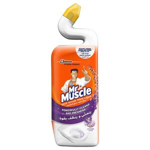 Mr Muscle Deep Action Thick Toilet Bowl Cleaner Liquid Lavender Scent 750Ml