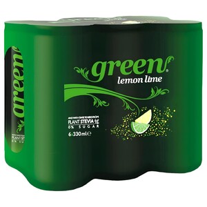 Green Cola Lemon Lime 330Ml X6