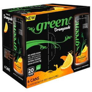 Green Cola Orangeade 330Ml X6