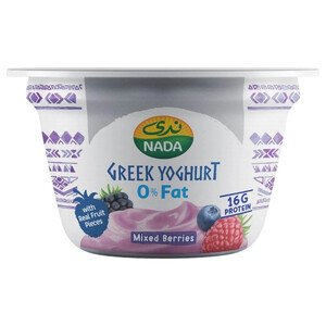 Nada Greek Yogurt Mixed Berries Fat Free 160G
