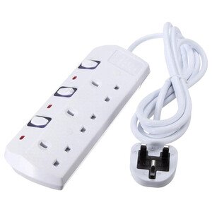 Ak Kemco 3 Way 3M Extension Socket