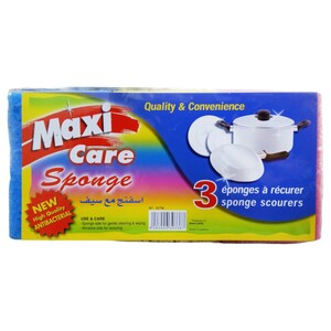 Maxi Care Sponge Scourer 3 Pieces