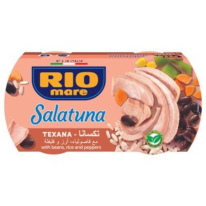 Rio Mare Salatuna Texana Recipe With Beans Rice & Peppers 160G X2