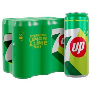 7Up Can 245Ml X6