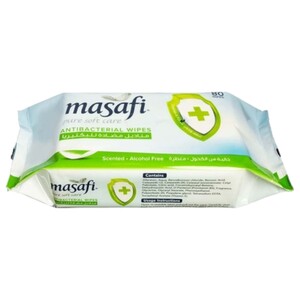 Masafi Antibacterial Wipes 80 Sheets