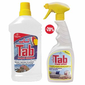 Tab Carpet Shampoo 1L + Foam Spray 650Ml -20% Off