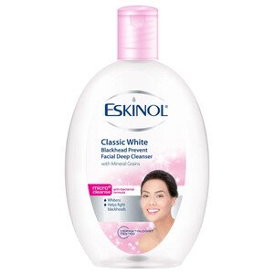 Eskinol Classic White Facial Deep Cleanser With Mineral Grains 225Ml