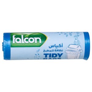 Falcon Medium Blue Tidy Garbage Bag 66 X 51Cm 20 Pieces