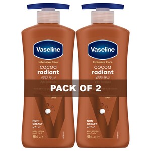 Vaseline Body Lotion Cocoa Radiant 400Ml X2