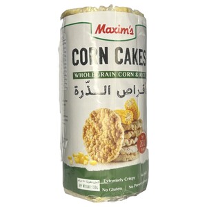 Maxim's Corn Cakes Wholegrain Corn And Rice 150G