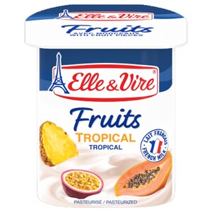 Elle & Vire Tropical Fruits 125G