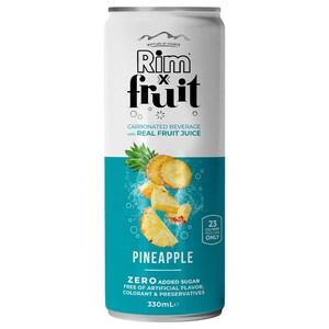 Rim X Fruit Sparkling Water Pineapple 330Ml