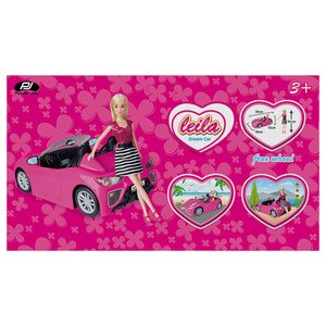 Power Joy Leila Dream Car 35Cm + Doll Crb178