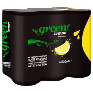 Green Cola Lemon Can 330Ml X6