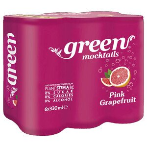 Green Cola Mocktails Pink Grapefruit 330Ml X6
