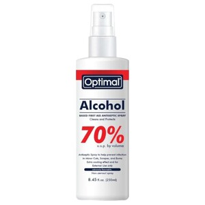 Optimal Alcohol Cleans And Protects 70% U.S.P. 250Ml