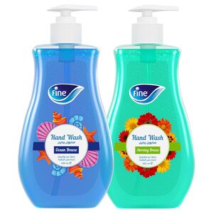 Fine Hand Wash Ocean Breeze 450Ml + Morning Breeze 450Ml