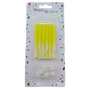 Birthday Candles 4 Different Colors