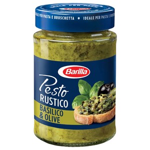 Barilla Rustic Pesto With Basil And Olives 200G