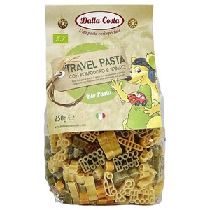Dalla Costa Tricolor Airplane Shape Organic Pasta 250G