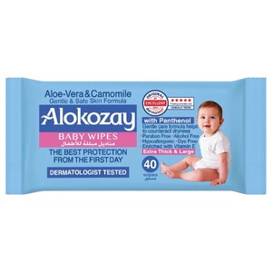 Alokozay Hypoallergenic Baby Wipes 40 Sheets
