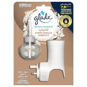 Glade Electric Warmer Sheer Vanilla Embrace Scented Oil 20Ml