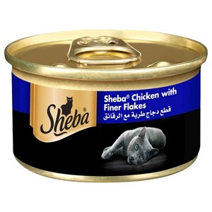 Sheba Wet Cat Food Flakes With Chicken 85G