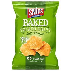 Snips Baked Potato Chips Salt & Vinegar 150G