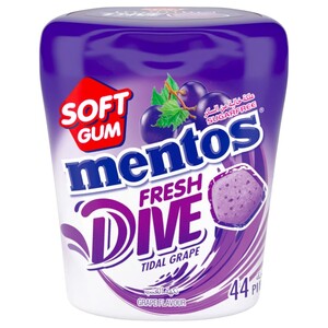 Mentos Gum Fresh Dive Grape 44 Pieces 88G