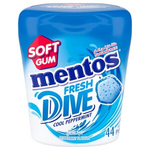 Mentos Gum Fresh Dive Peppermint 44 Pieces 88G