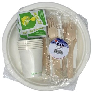 Ipak Bbq Eco Kraft Pack 6 Pieces