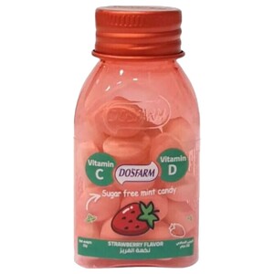 Do'sfarm Mint Candy Strawberry Sugar Free 22G